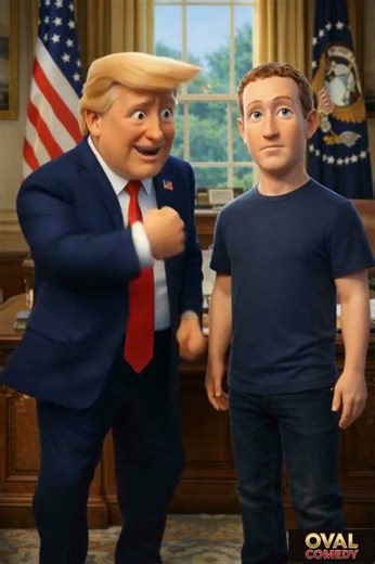 Trump Zuckerberg Funny speech about Greenland #shorts (PARODY) — Oval Comedy