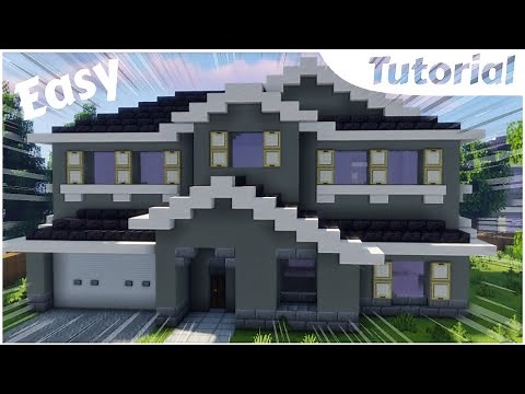 How to build a Large Suburban House #3 || Minecraft Tutorial