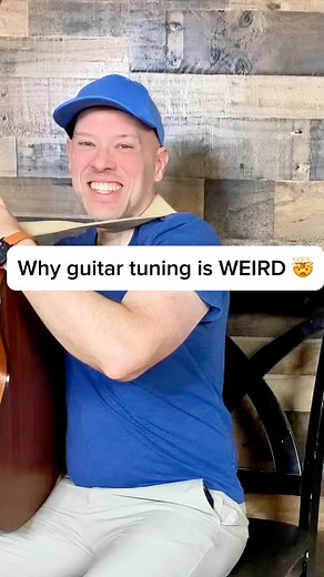 Why is guitar tuning so WEIRD? #guitarlesson #guitar | Sean Beavers