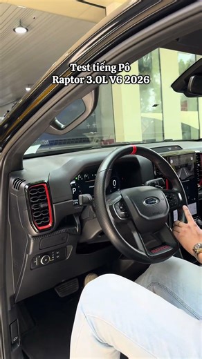 Test tiếng pô Raptor 3.0l V6 2026 quá tê ae #ford #raptor2026 #fordraptor #raptorv6 #chungnghiaford