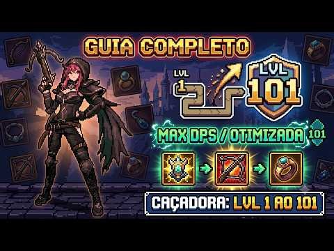 PARE de Perder Tempo! Essa é a Melhor Build de Caçadora Build de MAX DPS - Task Bar Hero