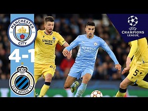 MAHREZ, STERLING & JESUS! | Man City Highlights | City 4-1 Club Brugge | Champions League