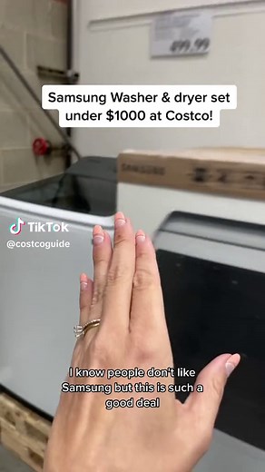 Samsung Top Loader Washer and Dryer: Costco Shopping Guide