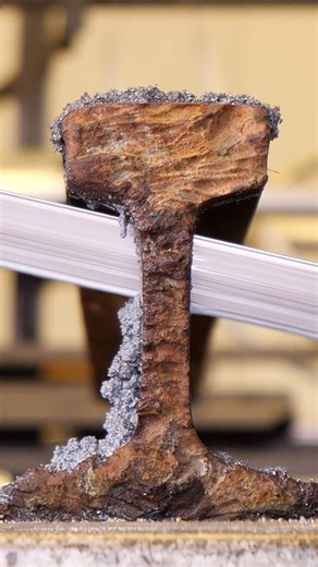 229K views · 244 reactions | Forging an Axe from a Railroad | Science, Tech and Universe | Facebook