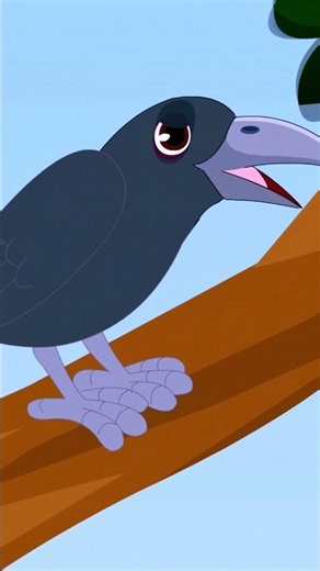 காக்கா பாட்டு | Kakka Paatu 🐦 | Fun Tamil Kids Song | Crow Song for Kids #Shorts