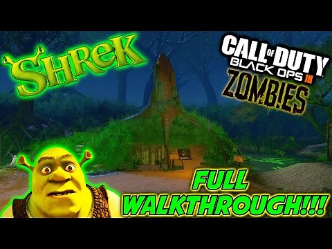 SHREK ZOMBIES - FULL WALKTHROUGH!!! | Zombies Custom Map (Black ops III)