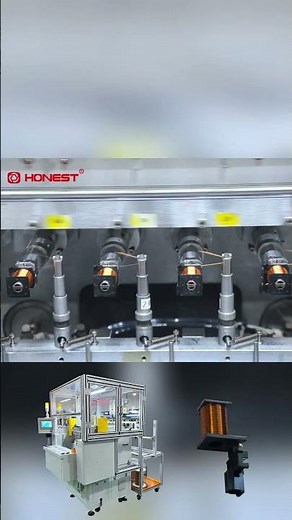 Four-Station Bobbin Winding Machine | Efficient and Stable Coil Winding Solution