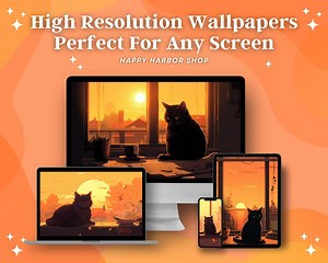 Cozy Cat Wallpaper Pastel Wallpaper Lofi Desktop Wallpaper Kawaii Cat Screensaver Kawaii Background Cute Aesthetic Wallpaper PC Lock Screen - Etsy