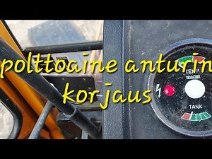 Valmetin polttoaine anturin korjaus