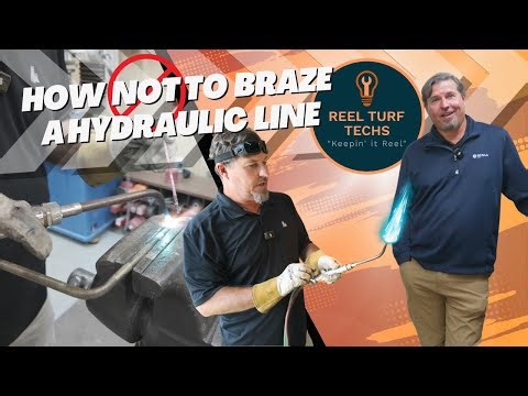 How 'Not' To Braze a Hydraulic Line - Try Try, Again