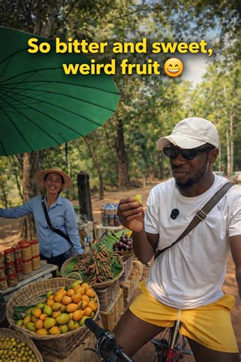 So bitter and sweet, weird fruit 😁 | Austin Tukwasi
