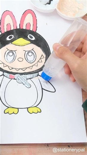 How to draw without any paint? 😎 #shorts