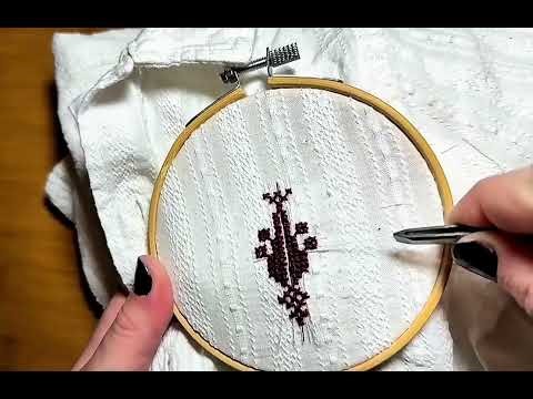 Waste Canvas Removal for Embroidery