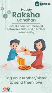 13 reactions | Celebrate this everlasting bond with bamboo rakhis and...