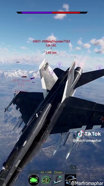 F/A-18C Combat Comparison in War Thunder