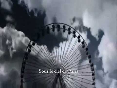 Yves Montand - Sous Le Ciel De Paris (with lyrics)