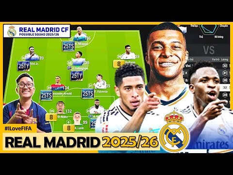 I Love Building The Most Powerful Real Madrid 2025/2026 Squad FCO: MBAPPÉ, BELLINGHAM & VINICIUS