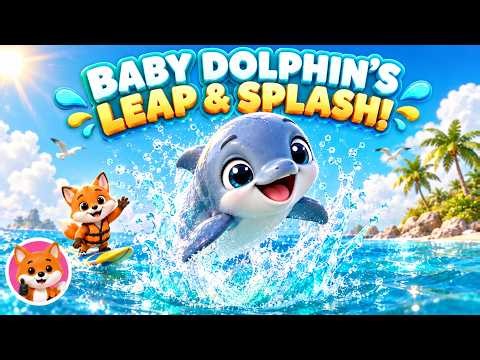 Baby Dolphin's Leap & Splash! 🐬💦 | Fun Ocean Cartoon for Kids | Nimation