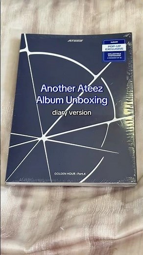 Unboxing Ateez Golden Hour: Part 4 Album (Diary Ver) #GOLDENHOUR_Part4 #kpopalbumunboxing #atiny