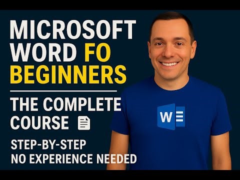 Learn Microsoft Word in 1 Hour – Beginner to Pro (2025 Step-by-Step)