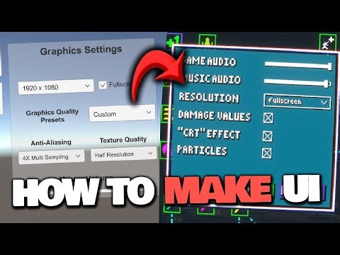 I Created A Custom Settings UI In Unity