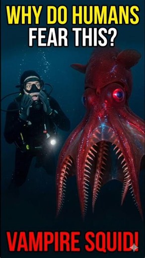 Why Humans Fear the Vampire Squid 😱 | Deep Sea Nightmare!
