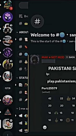 PAKISTANI SMP IP CODE #minecraft #minecraftshorts #minecraftmemes #ffsk #minecraftyoutube
