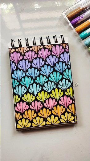 Easy zen doodle drawing tutorial #art #zentangle #satisfying