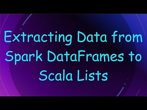 Extracting Data from Spark DataFrames to Scala Lists