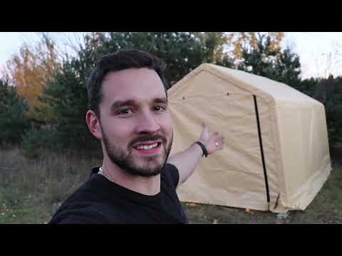 How to build Harbor Freight 10 ft. x 17 ft. portable car canopy with easy DIY upgrades