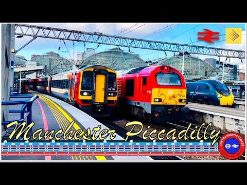 Trains & Trams at Manchester Piccadilly Railway Station! [MAN] - City Line/L&MR (22/10/2024)