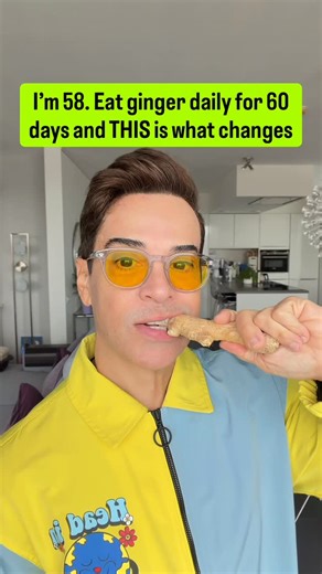 Edson Brandao on Instagram: "One root. Two months. A lifetime of impact. Ginger isn’t just a spice it’s a secret weapon for your body, your energy, your glow. Try it for 60 days and feel the difference 🫚✨ … Would you take the challenge? Type “GINGER POWER” if you’re in! #health #ginger #healthandwellness"