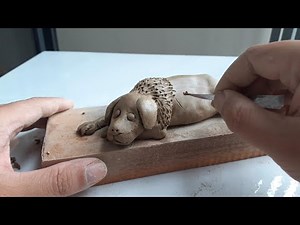 Easy Steps To Make Cute Tiny Dog Out Of Clay