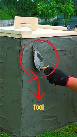 Realistic Stone Wall Painting Technique Using Texture Mold – Amazing Concrete Decoration Idea.