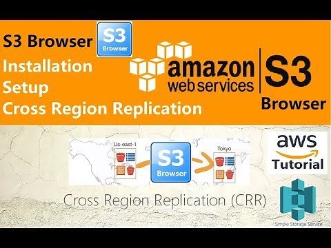 AWS Tutorial For Beginners:Download S3 Browser,S3 BRowser Configure and Cross Region Replication