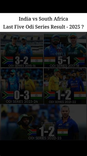 Thrillers & heartbreaks! 💥Last 5 ODIs: IND 3 – SA 2Who dominated? 👑