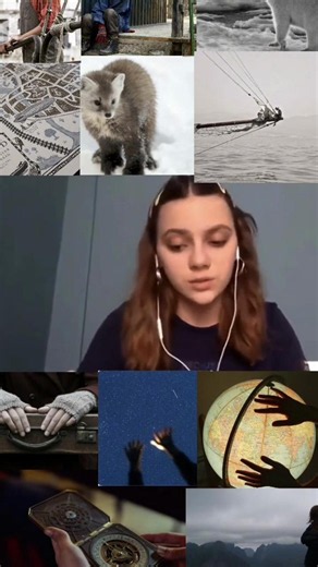 Lyra Silvertongue character study — Dafne Keen moodboard edit