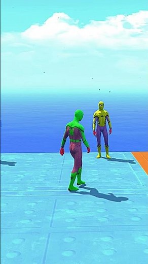 GTA 5 Epic Spiderman Ragdolls | Jumps / Fails ep.1782 #shorts
