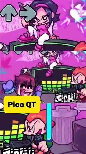 FNF QT PICO CORE | FNF Mod #fnf #fridaynightfunkin #shorts #fnfanimation #update