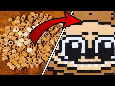 Cute Meets Crafty: Labubu Made with Perler Beads