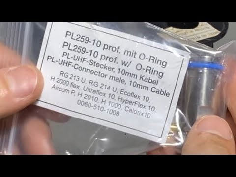 HOW TO PROPERLY INSTALL PL-259 by IK5HHA ON 10mm COAX