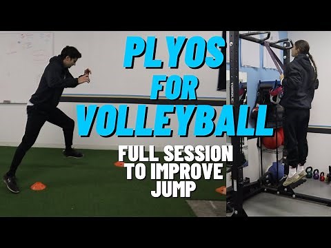 Plyometrics For Volleyball || Volleyball Player Jump Training