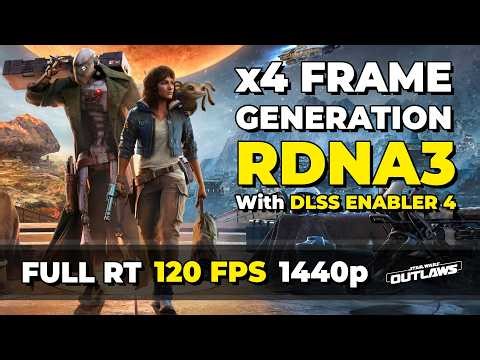 How to install Multi Frame Generation in Star Wars Outlaws for RDNA3