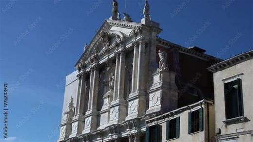the beauties of the city of venice, crowded streets and architectural buildings, the canal of venice, gondolas and gondoliers