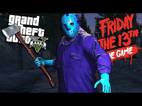 GTA 5 Mods - FRIDAY THE 13TH MOD w/ RETRO JASON & CAMP CRYSTAL LAKE MAP (GTA 5 Mods Gameplay)