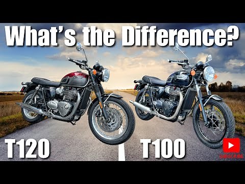 Triumph Bonneville T120 vs. Bonneville T100