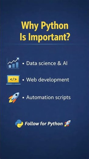 Start learning Python from basics. Daily beginner-friendly Python concepts and code examples.