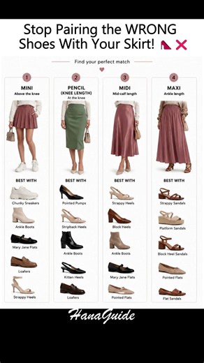 How to Pair Shoes With Every Skirt Length 👗👠 | Style Guide