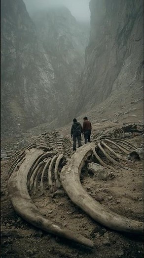 15 Foot Tall Rib Cage Found in Remote Valley