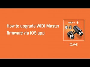How to upgrade WIDI firmware via iOS WIDI App